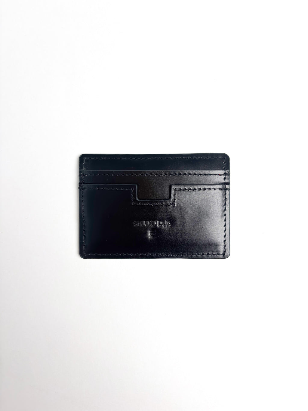 Cardholder in waxed finished leather