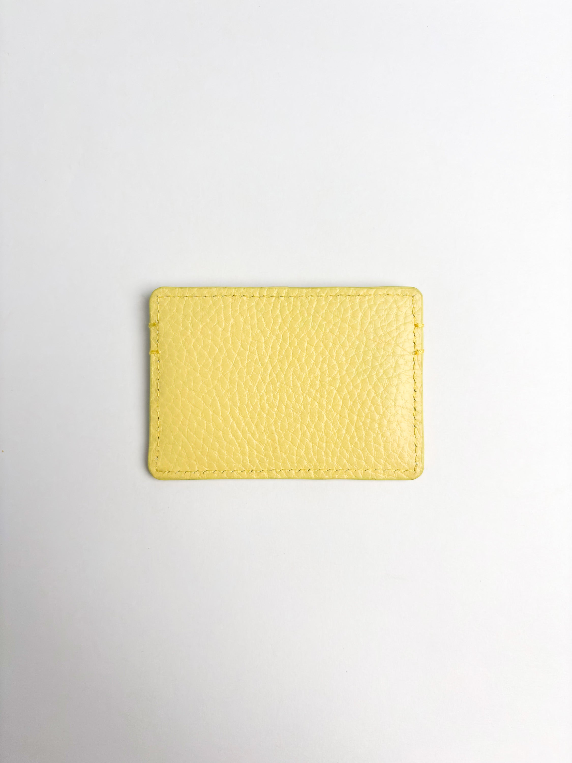 Cardholder in grained aniline leather