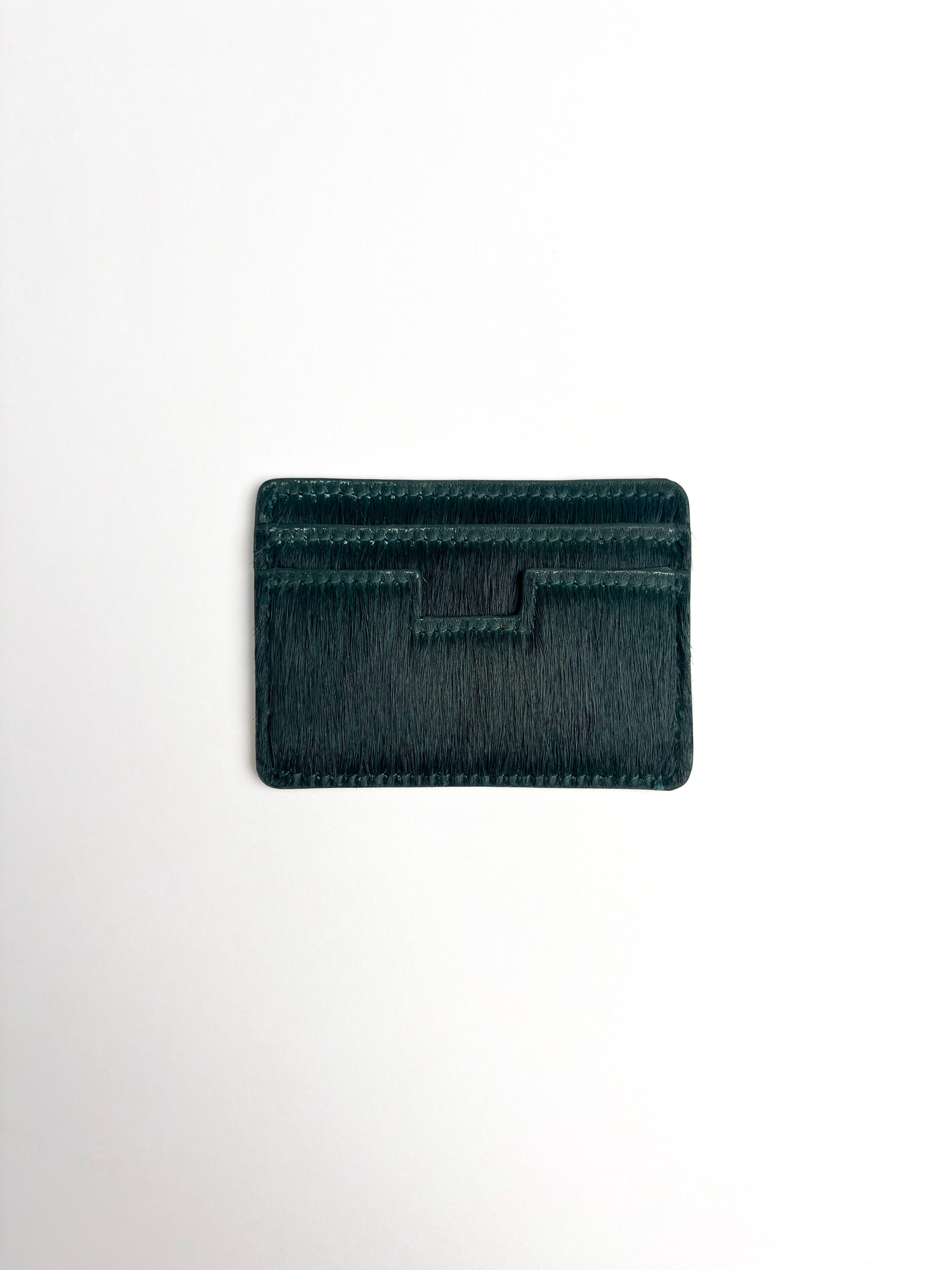 Cardholder in haircalf leather