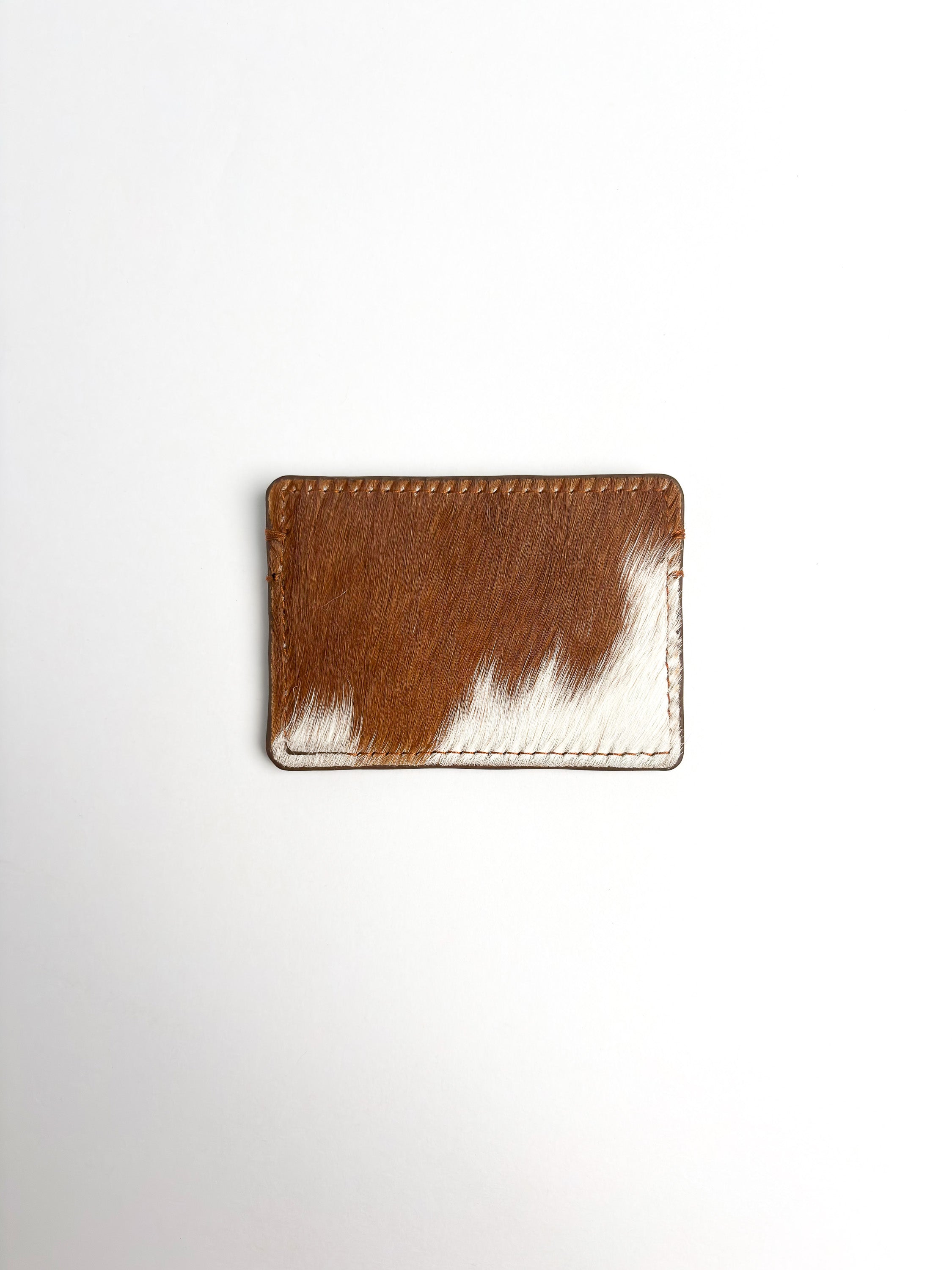 Cardholder in haircalf leather