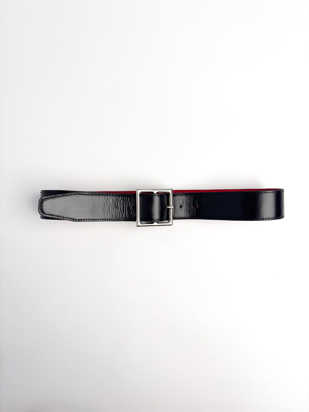 Belt in waxed leather