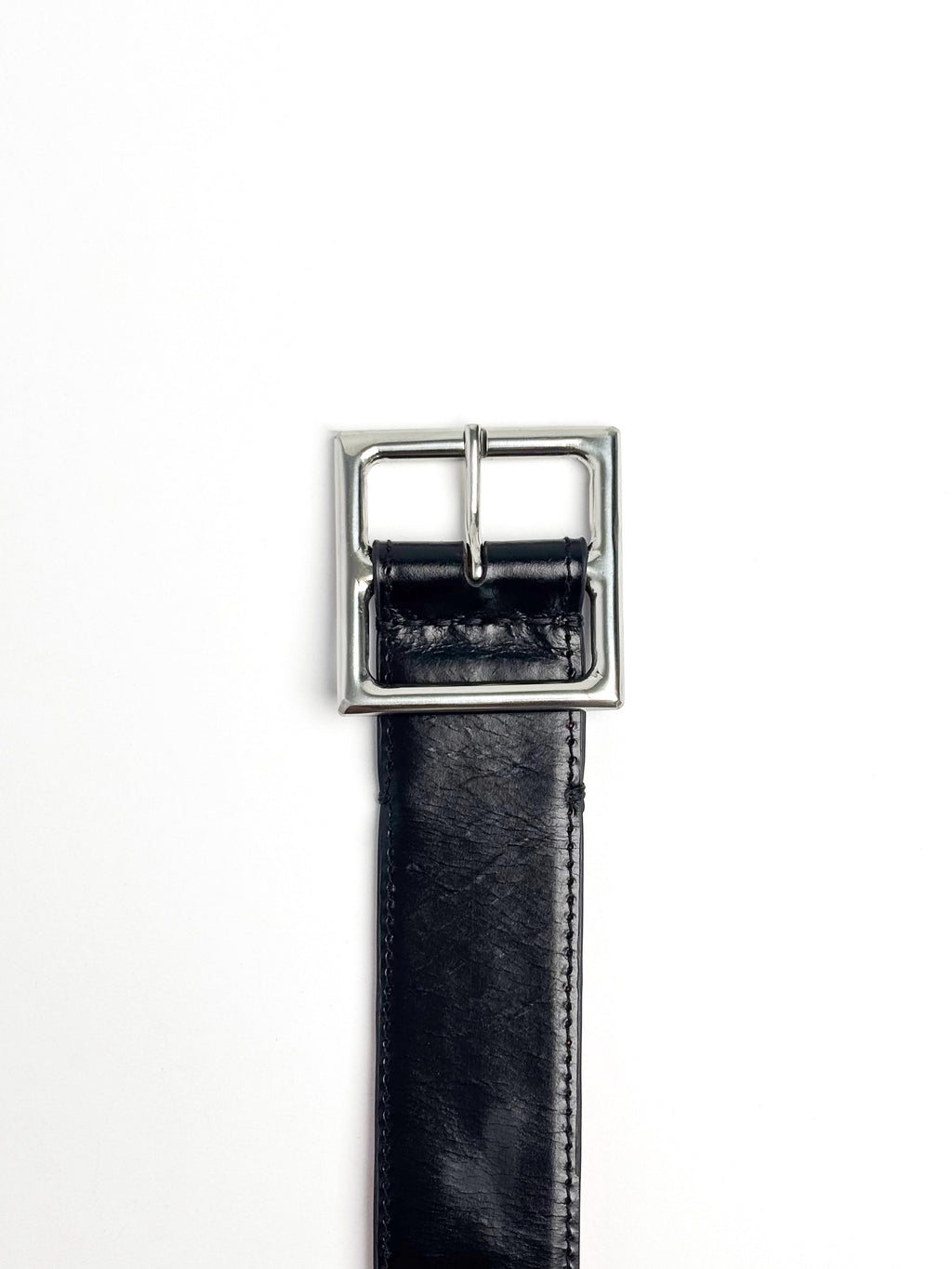 Belt in waxed leather