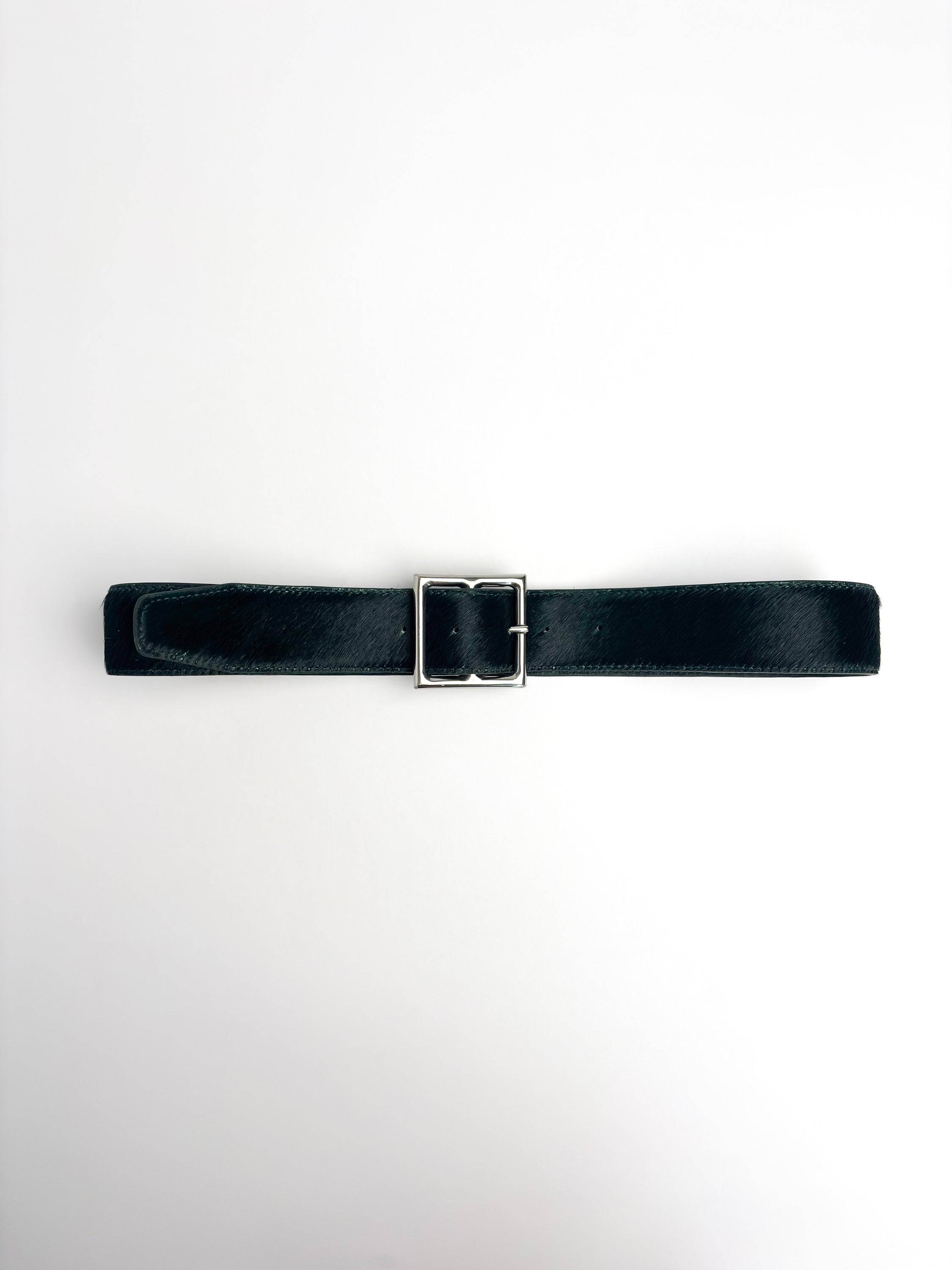 Belt in haircalf leather
