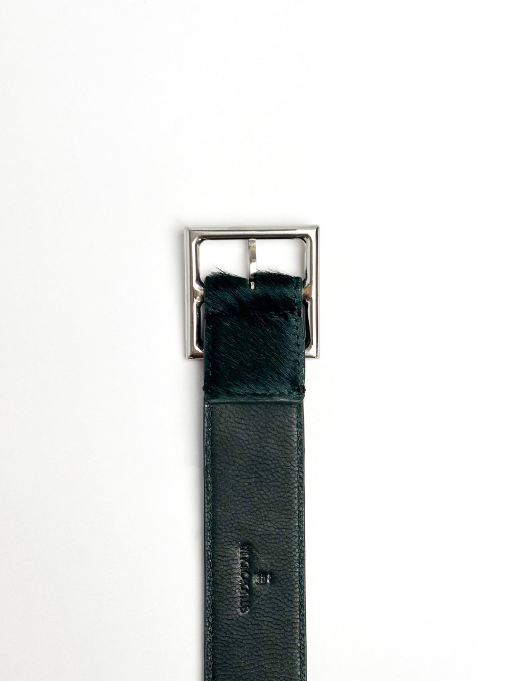 Belt in haircalf leather