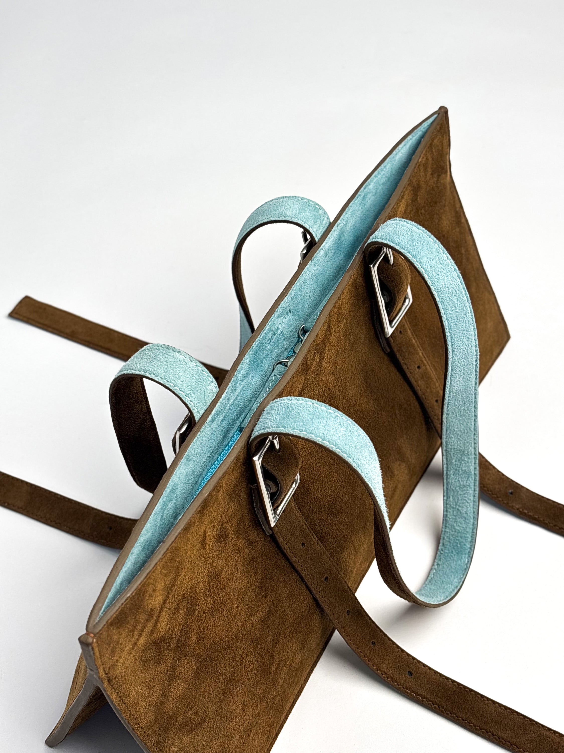 "Out and About" Bag in sheepskin suede