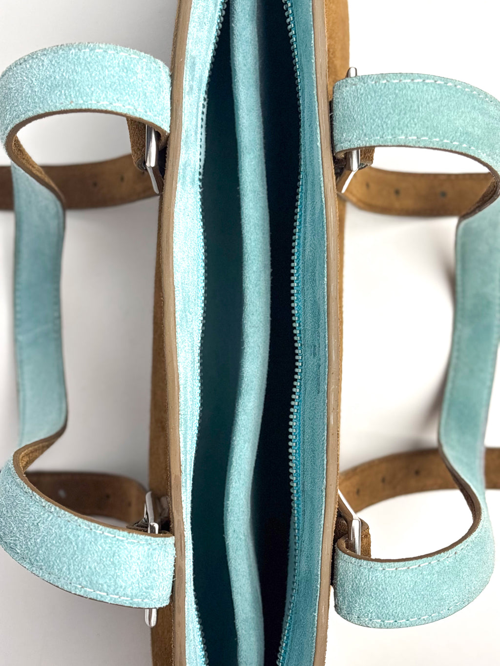 "Out and About" Bag in sheepskin suede