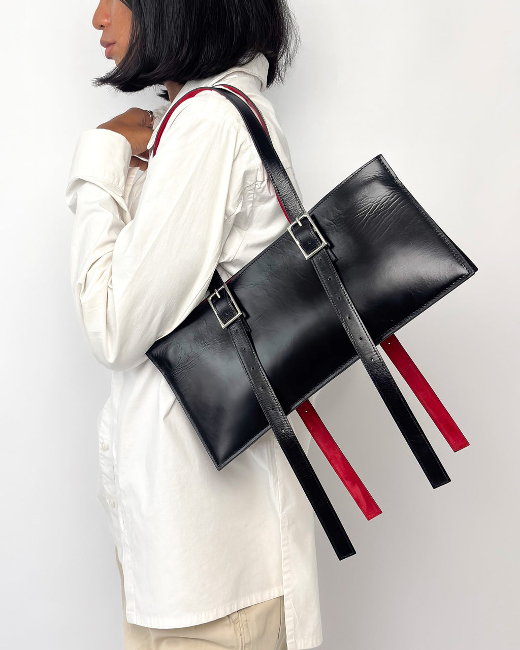"Out and About" Bag in waxed leather