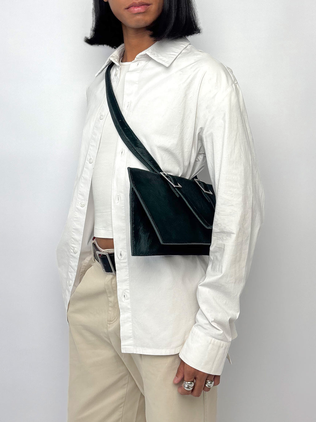 "Out and About" Bag in haircalf leather