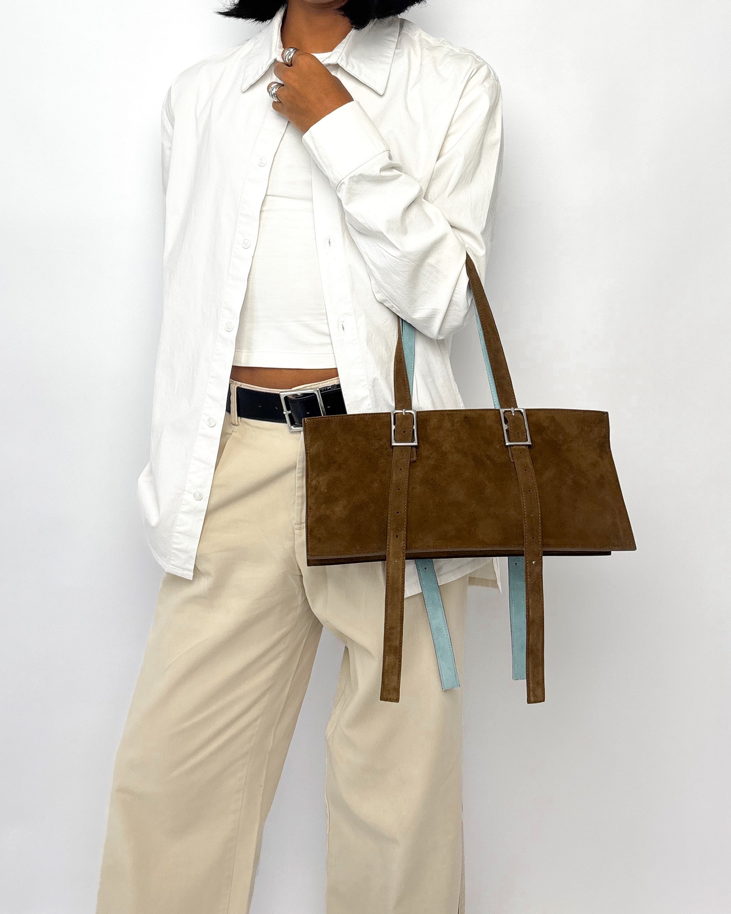 "Out and About" Bag in sheepskin suede