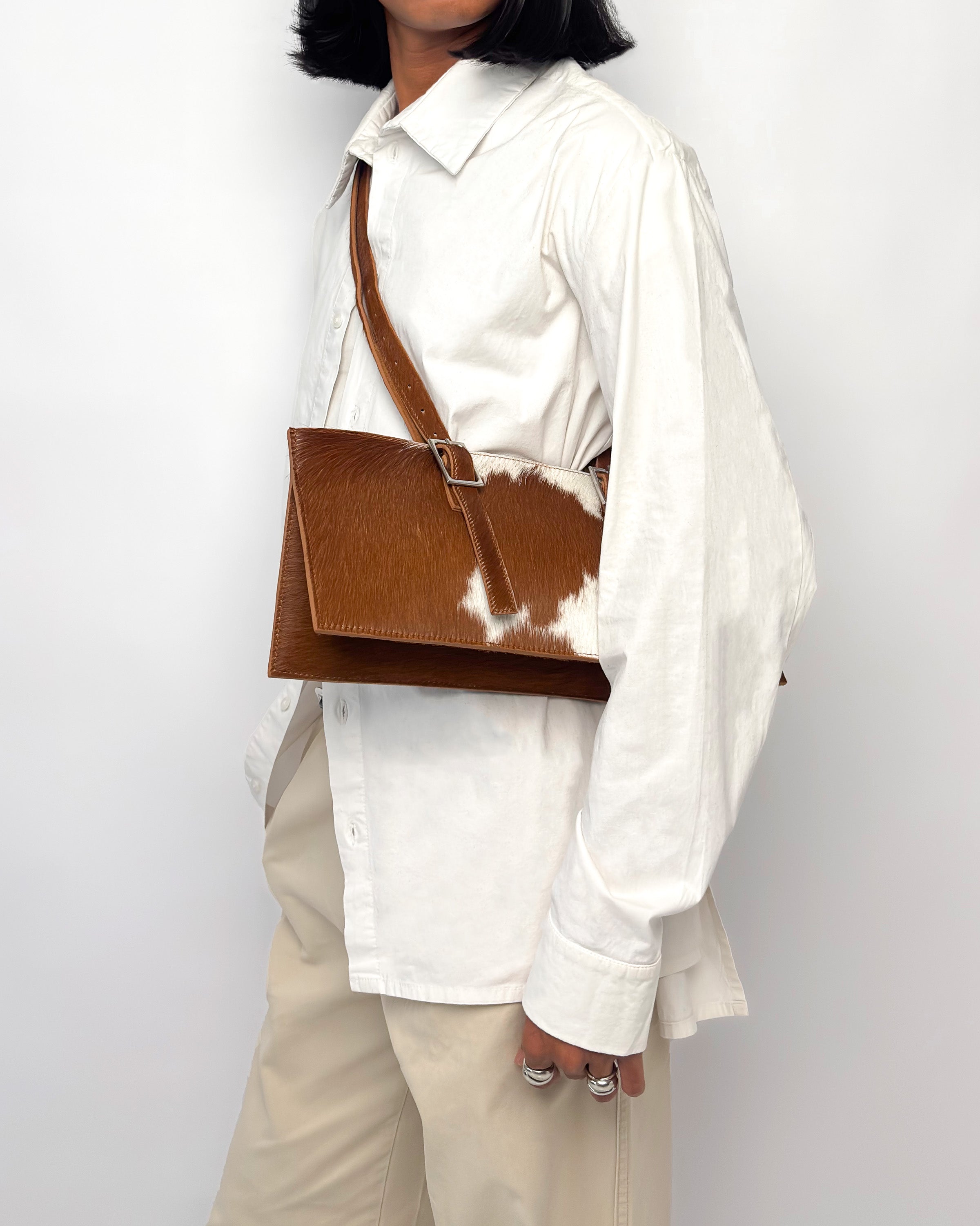 "Out and About" Bag in haircalf leather